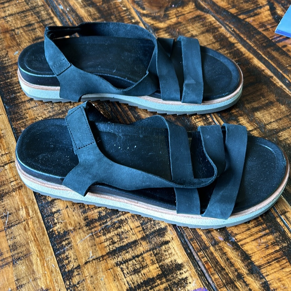 Merrell Juno Backstrap Black Leather Sandals - image 5